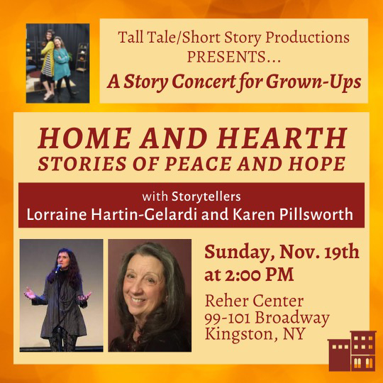 photo of storyteller Karen Pillsworth event