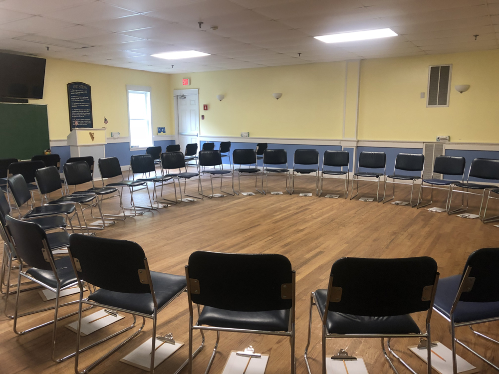 photo of the meeting room at Villa Veritas Foundation